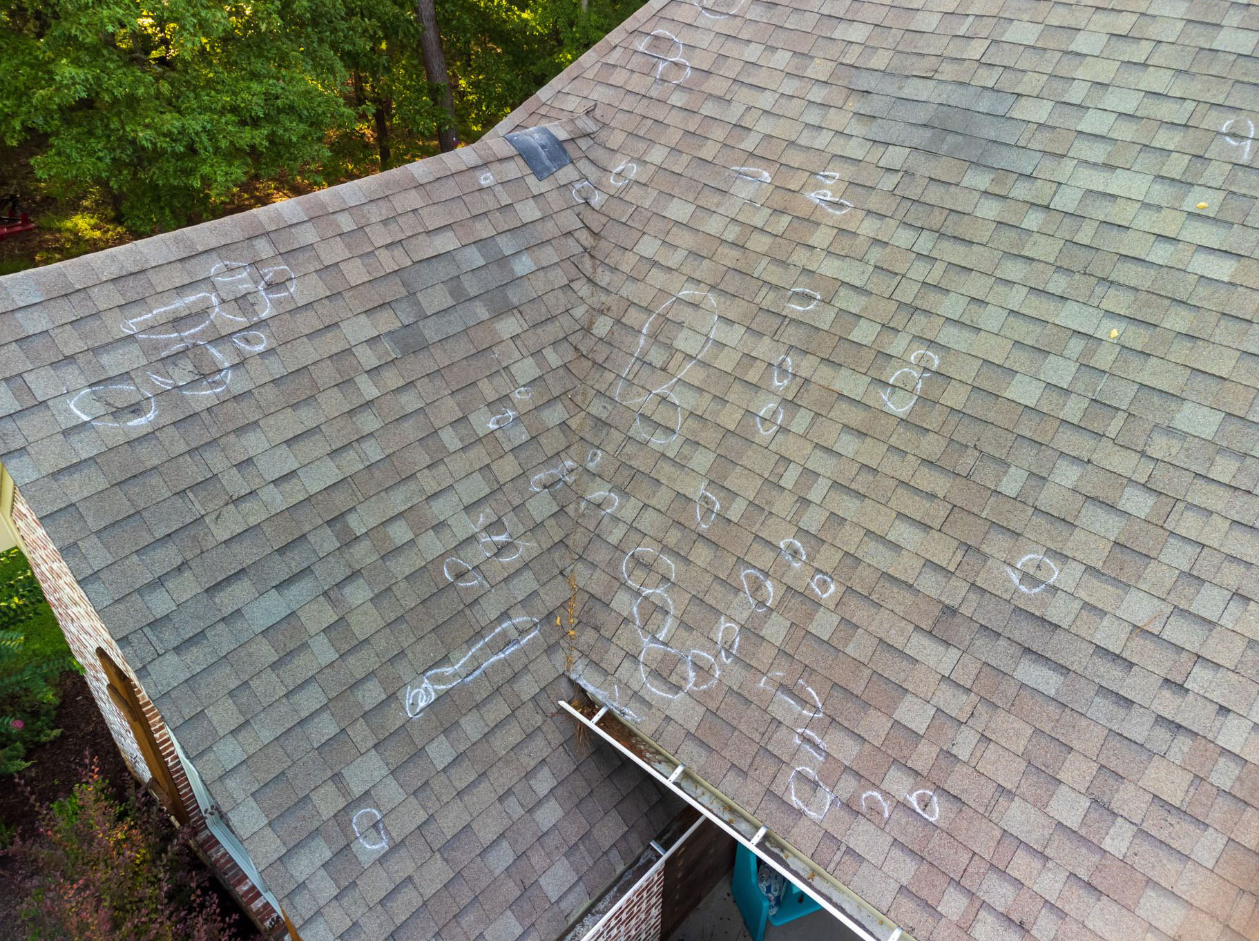 Edmond, Oklahoma Hail Storm Roof Damage