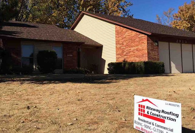 New roof installations by Riteway Roofing & Construction, Oklahoma City